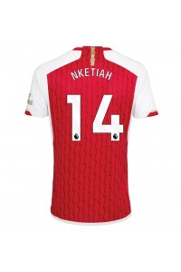 Fotbalové Dres Arsenal Eddie Nketiah #14 Domácí Oblečení 2023-24 Krátký Rukáv